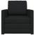 Pat canapea Negru 74 x 77 x 81 cm Catifea GartenMobel Dekor