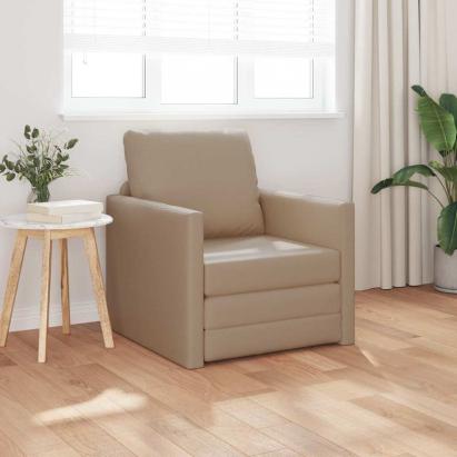 Pat canapea Cappuccino 74 x 77 x 81 cm Catifea GartenMobel Dekor