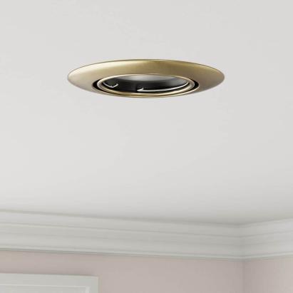 Spotlights cu lumina reflectoarelor 12 pcs Alamă 9 x 9 cm Metal GartenMobel Dekor