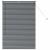 Jaluzea pentru Fereastră cu perdele Manual Gri închis Aluminiu GartenMobel Dekor