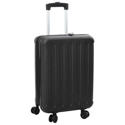 Valiză cu blocare Negru 43 x 27 x 66 cm Plastic ABS GartenMobel Dekor