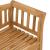Bancă de grădină Maro 120 x 53.5 x 85 cm Lemn masiv de tec GartenMobel Dekor