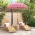 Parasol Balinez Roz 185 x 185 x 260 cm GartenMobel Dekor