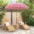 Parasol Balinez Roz 215 x 215 x 260 cm GartenMobel Dekor