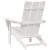 Scaun pliabil Adirondack Alb 74.5 x 80.5 x 90 cm HDPE GartenMobel Dekor
