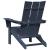 Scaun pliabil Adirondack Bleumarin 74.5 x 80.5 x 90 cm HDPE GartenMobel Dekor