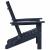 Scaun pliabil Adirondack Bleumarin 74.5 x 80.5 x 90 cm HDPE GartenMobel Dekor