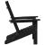 Scaun pliabil Adirondack Negru 74.5 x 80.5 x 90 cm HDPE GartenMobel Dekor