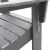 Scaun pliabil Adirondack Gri deschis 74.5 x 80.5 x 90 cm HDPE GartenMobel Dekor