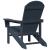 Scaun Adirondack Bleumarin 74 x 82 x 92cm HDPE GartenMobel Dekor