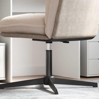 Cilindru de Gaz pentru Scaun de Birou Negru 15,5 cm Fier GartenMobel Dekor