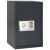 Seif digital cu blocare Gri închis 40 x 35 x 60 cm Oțel GartenMobel Dekor
