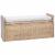 Bancă cu spațiu de depozitare natural 110 x 40 x 50 cm Ratan GartenMobel Dekor