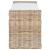 Bancă cu spațiu de depozitare natural 110 x 40 x 50 cm Ratan GartenMobel Dekor