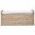 Bancă cu spațiu de depozitare natural 110 x 40 x 50 cm Ratan GartenMobel Dekor