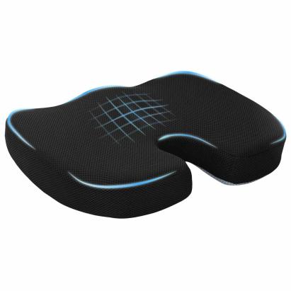 Pernă cu pernă Negru 46 x 38 x 8 cm Plasă GartenMobel Dekor