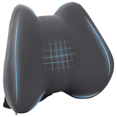 Pernă cu pernă Ajustabil Gri 42 x 32 x 14 cm Poliester GartenMobel Dekor