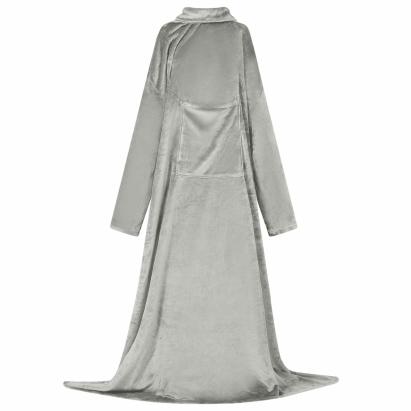 Hanorac pătură Gri Flanelă GartenMobel Dekor