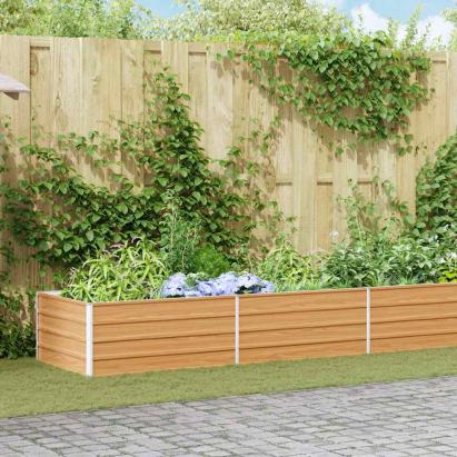 Strat înălțat de grădină Maro deschis 600 x 80 x 45 cm GartenMobel Dekor