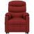Fotoliu de masaj cu ridicare, roșu vin, material textil GartenMobel Dekor
