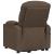 Fotoliu de masaj cu ridicare, maro, material textil GartenMobel Dekor