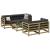 Set canapele de grădină cu perne, 6 piese, lemn de pin tratat GartenMobel Dekor