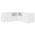 Dulap de colț, alb, 200x40x45 cm, lemn prelucrat GartenMobel Dekor