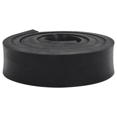 Margine de cauciuc pentru plug de zăpadă negru 300x10x2 cm GartenMobel Dekor