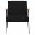 fotoliu Negru 59 x 75 x 78 cm țesătură GartenMobel Dekor