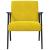 fotoliu Galben 59 x 75 x 78 cm Catifea GartenMobel Dekor