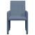 Scaune de dining cu roți cu roți 2 pcs albastru 57 x 66 x 94 cm GartenMobel Dekor