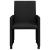 Scaune de dining cu roți 2 pcs Negru 57 x 66 x 94 cm țesătură GartenMobel Dekor