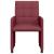 Scaune de dining cu roți 2 pcs bordo 58 x 65 x 94 cm țesătură GartenMobel Dekor