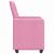 Scaune de dining cu roți 2 pcs Roz 58 x 65 x 94 cm țesătură GartenMobel Dekor