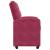 Scaune de dining cu roți 2 pcs bordo 58 x 67 x 97 cm Catifea GartenMobel Dekor