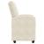 Scaune de dining cu roți 2 pcs Crem 58 x 67 x 97 cm Catifea GartenMobel Dekor