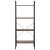 Etajera cu 4 rafturi, metal si MDF, stil industrial, 56x34x138 cm, maro inchis si negru Household NewTrend