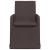 Scaune de dining 2 pcs Maro închis 57 x 67 x 95 cm țesătură GartenMobel Dekor