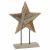 Steaua de Crăciun Maro 45 x 5 x 60 cm Lemn solid de tec GartenMobel Dekor