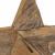Steaua de Crăciun Maro 45 x 5 x 60 cm Lemn solid de tec GartenMobel Dekor