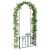 Arc de Grădină Simplu Negru 102 x 50 x 218 cm GartenMobel Dekor