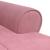 șezlong de relaxare cu pernă Roz 91 x 157 x 91 cm Catifea GartenMobel Dekor