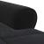 șezlong de relaxare cu pernă Negru 91 x 157 x 91 cm Catifea GartenMobel Dekor
