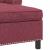 șezlong de relaxare cu pernă Roșu Vin 91 x 157 x 91 cm țesătură GartenMobel Dekor
