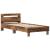 Cadru de pat cu headboard Lemn vechi 75 x 190 cm Lemn compozit GartenMobel Dekor