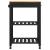 Troler de Bucătărie Simplu Negru 88.5 x 40 x 84 cm GartenMobel Dekor