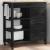 Troler de Bucătărie Negru GartenMobel Dekor