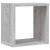 Șemele de perete 2 pcs Gri 26 x 15 x 26 cm Lemn compozit GartenMobel Dekor