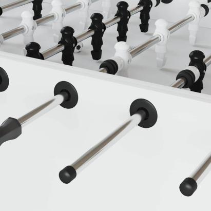 Barele de masa de fotbal 10 pcs Negru 3 x 3 x 1,4 cm Plastic GartenMobel Dekor