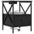 Dulap de noapte Stejar Negru 41,5 x 40,5 x 55 cm Lemn compozit GartenMobel Dekor